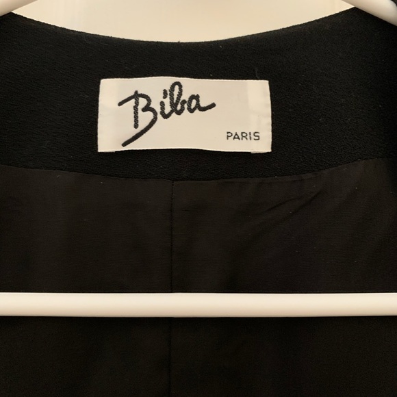 Black Suit Inspired Fitted Dress - Picture 3 of 4